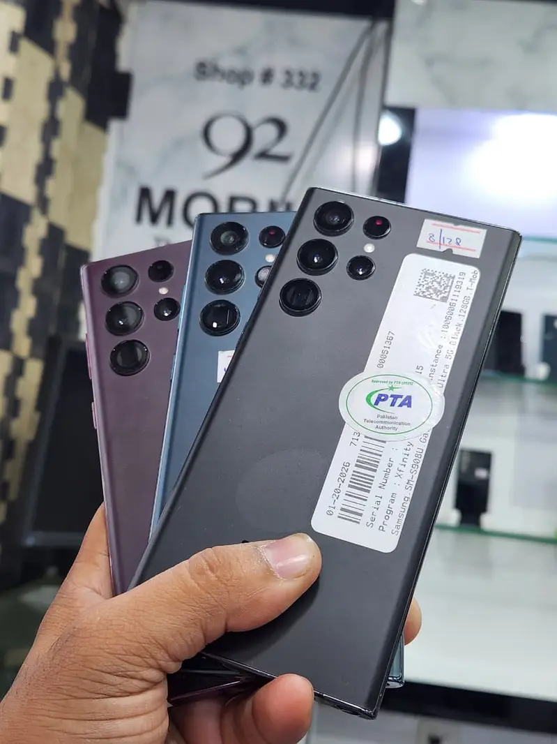 Samsung S21 Ultra / S22 / S22 Ultra / S23 Ultra / Fold 4 Official PTA. Mobile Phones in Karachi