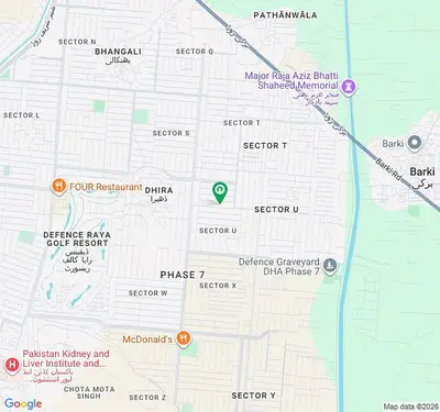 1 kanal Plot For Sale At DHA Phase 7 Sector U
