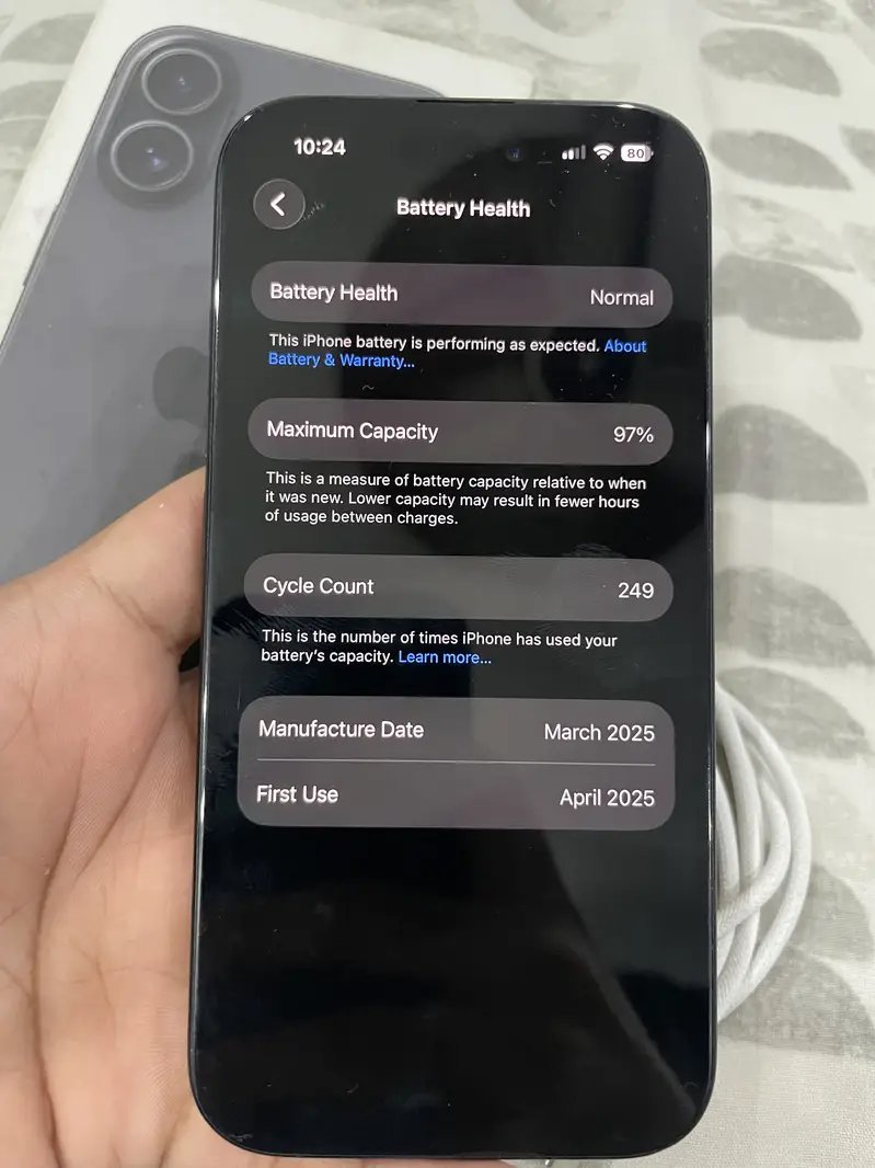 Apple iPhone 16 128gb PTA Approved Black