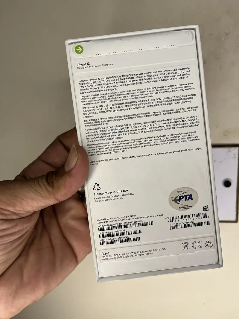 Apple iPhone 13 Starlight 128GB Mobile Phones in Karachi - AuctionHaulPK.com
